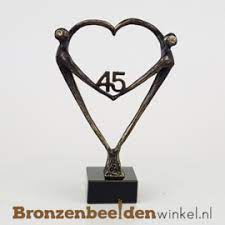 Cadeau Voor 45 Jarig Huwelijk Mooi Saffier Huwelijk Cadeau
