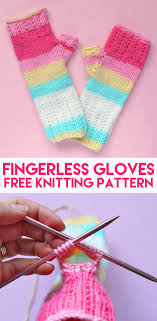 This type of mitten is an easy one to knit. Happy Hands Fingerless Mitts Free Pattern The Craft Patch