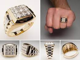 Do Men Wear Diamond Rings Accessories Rings For Men Gents Gold Ring Men Diamond Ring