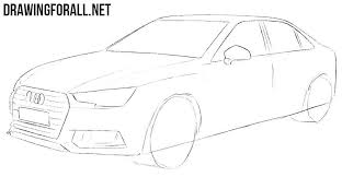How To Draw An Audi Audi A4 Audi Ringe