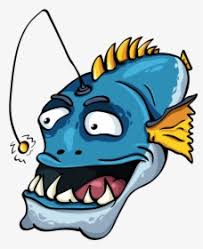 This clipart image is transparent backgroud and png format. Angler Fish Png Images Free Transparent Angler Fish Download Kindpng
