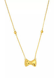 Buy TOMEI TOMEI Sparkling Bow Tie Necklace, Yellow Gold 999 (5G) 2024  Online | ZALORA Philippines