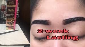Eyebrow Tint Last For 2week Youtube