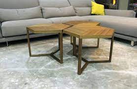le motif hexagone en decoration d interieur 20 idees super inspirantes decoration interieure table basse et idee de decoration
