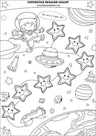 Free Printable Superstar Rreward Chart For Boys