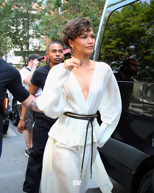 Staying true to the “method dressing” approach, Zendaya embodies a modern  version of the goddess Athena in NYC ahead of the release of *The Odyssey*  - Whoopsee