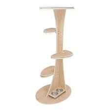 Wooden Cat Trees No Carpet Super Cute Modern Cat Tower Without Any Carpet Or Plush Hypoallergenic Love It Wooden Cat Tree Modern Cat Tree Cat Tree Plans
