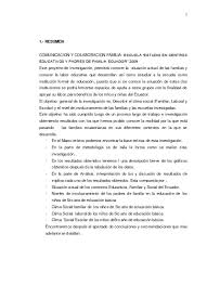 Cargar archivos pdf más similares. Pdf Superior Comunicacion Y Colaboracion Familia Escuela Estudio Realizado En El Centro Educativo Luz De America De La Ciudad De Cariamanga Canton Calvas 1library Co
