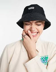 Trucker Hat Vans Bucket Hat Black Vans Hankley Bucket Hat In Black ASOS