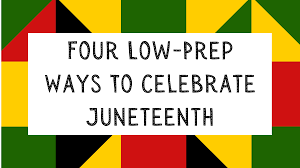 The day is also celebrated outside of the u.s., with organizations in a number of countries using the day to recognize the end of slavery and to celebrate the culture and achievements of. Four Low Prep Ways To Celebrate Juneteenth Club Experience Blog