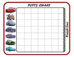 Cars Potty Training Chart Need Some Reinforcement Around