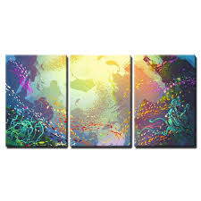 A collection of 1,680 inspired hues that consumers and professionals have enjoyed for. Colorful Coral Reef Painting Canv Canvas Art