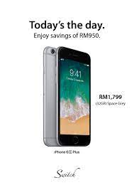 This phone is available in 16 gb, 32 gb, 64 gb, 128 gb storage variants. Iphone 6s Plus At Rm1799 Switch