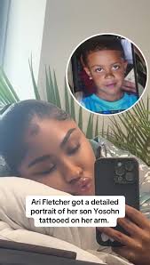 Ari Fletcher Face Tattoo