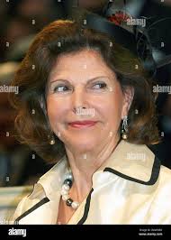 Queen Silvia of Sweden during her visit for Childhood House Centre Opening 