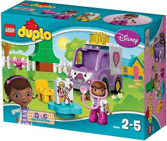 Pomôžte rýchlo previesť chorých pacientov sanitkou na kliniku. Lego Duplo 10605 Doktorka Plysakova Sanitka