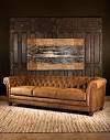 Buckeye Leather Chesterfield Sofa | Fine Leather Furniture