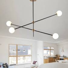 Luxury Lampara Nordic American Minimalist Adjustable Iron Glass Ball Chandelier Lighting For Living Room Bedroom Decor Led Hanging Lamp Lampara Nordic American Minimalist Adjustable Iron Glass Ball Chandelier Lighting For Living Room Bedroom