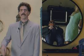 He was tucking in his shirt. Borat Releases New Video Statement About Giuliani Scene