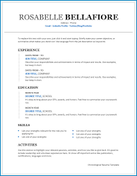 The chronological format is the most commonly used, but it isn't right for everyone. Free Printable Chronological Resume Template Templateral