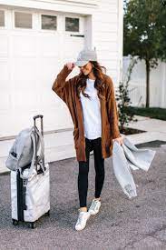 My Go To Travel Day Outfit Essentials Alyson Haley Fashion Travel Outfit Comfortable Travel Outfit Casual Travel Outfit