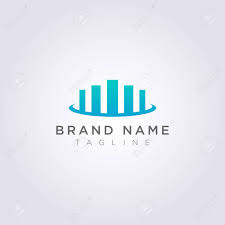 Logo Design From A Combined Bar Chart Symbol With A Crown For