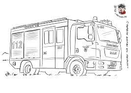 Feuerwehrauto Malvorlagen