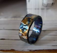 Black And Silver Mens Wedding Ring 14k 18k Yellow Gold Sterling Silver Mixed Metal Ring Custom Etsy In 2020 Black Gold Ring Rings For Men Mens Wedding Rings