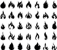 Black And White Flames Vector Vector Illustration Of Collections Of Fire Symbol For You Design In 2020 Vector Illustration Fire Vector Vector