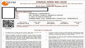 Ösym sınav yeri öğrenme, ösym giriş belgesi nasıl alınır? Sinav Giris Belgesi Nasil Alinir Youtube