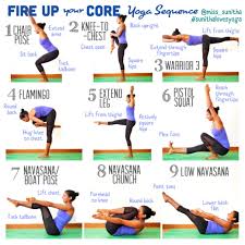 Core Yoga Sequence Fire Up Your Core Connect With Your Inner Strength Yoga Help Yoga Tutorial Yoga Sequences