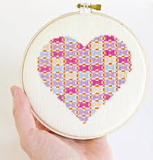Изображение free valentine cross stitch charts. 9 Hearts To Cross Stitch For Valentine S Day Red Gate Stitchery