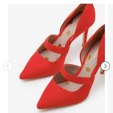 Nib Boden Arianna Heels Red Pop Boutique