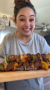 Chicken and Steak Kabobs in Oven