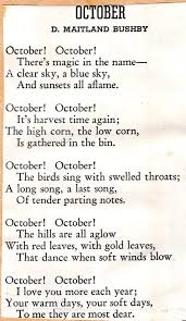 Pin By Nicole Groves On Homeschool Poetry October Poem Autumn Quotes Poems