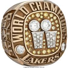 Free lakers championship ring text rings to 42424. 2001 Los Angeles Lakers Championship Ring Originally Obtained Lot 81423 Heritage Auctions