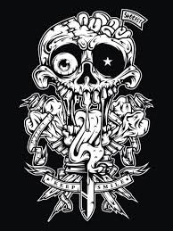 Skull coloring page illustrations & vectors. Pin On Art Projects
