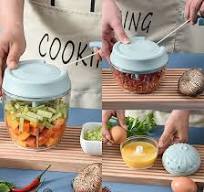 Amazon.com: SAYIHEXIHE Garlic Chopper Mini Manual Hand Food ...