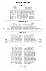 The Palace Theatre Seating Plan There Are Approximately
