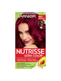 Whether you need to conceal grey roots or want to make a statement with a bold new shade, we've got the ideal hair colour product for you. Garnier Nutrisse Ultra Color Tempting Raspberry 462 Beauty Lifestyle Wiki Fandom