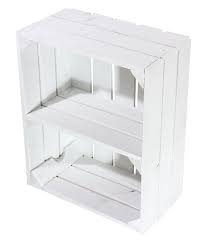 Gebrauchte und neue obstkisten für möbelbau, als tich, beistelltisch, als schuhregal oder als.alte weinkisten obstkisten aus dem alten land deko kisten gebrauchte vintage kisten holzkisten alt apfelkisten regale. Tolle Weisse Regalkiste Aus Holz Mit Einem Mittelbrett Fur Kistenmobel Regalsysteme Als Schuhregal Bucherregal Neu 40x22x50cm