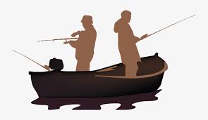 Fly fishing silhouette, fishing, angle, monochrome png. Fisherman Boat Boat Png Image Transparent Png Free Download On Seekpng