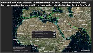 The suez canal is a crucial manmade waterway running through egypt that connects the mediterranean to the indian ocean, effectively providing a trade route between the east and the west. Cteg9d5mkztbmm