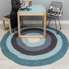 Sebra Kinderteppich Teppich Kreise Pastell Blau Rund O 120cm Kinderteppiche Teppich Rund Kinderzimmer Teppich Kinderzimmer