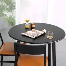I put it together by myself; Kitchen Dining Room Furniture Modern Counter Height Dinette Set Homury 3 Piece Round Dining Table Set With Cushioned Chairs Espresso And Brown Small Spaces Small Kitchen Table Set With 1 Table