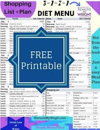 Pin On 7 Day Menu Plan For Weight Loss With Shopping List