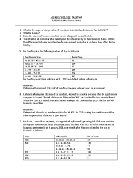 Maybe you would like to learn more about one of these? Tutorial 2e Residence Status Public Finance Taxes