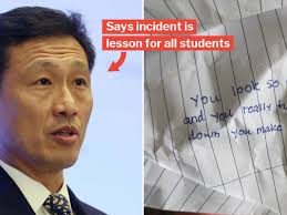 Born 15 november 1969) is a singaporean politician. Education Minister Ong Ye Kung Condemns Racial Bullying Case Says Actions Shouldn T Be Excused By Young Age
