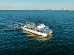 Sunset dolphin cruise on a catamaran in Pensacola Beach