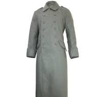WW2 German M40 Wool Greatcoat - Repro Army Trench Coat Heer ...